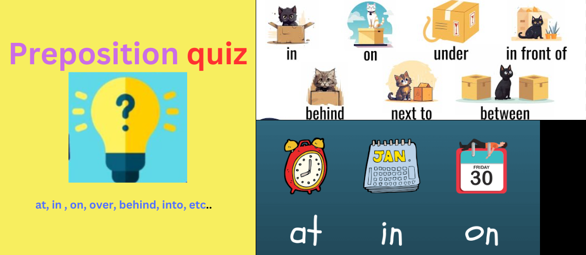 preposition quiz